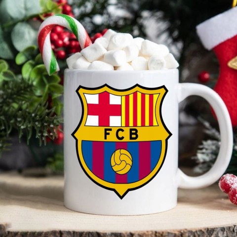 ŚWIĄTECZNY KUBEK I SKARPETKI ZESTAW NA PREZENT WZÓR DMP- BARCELONA 01