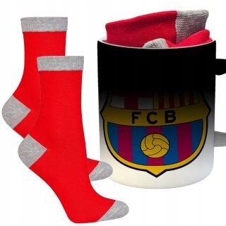 ŚWIĄTECZNY KUBEK I SKARPETKI ZESTAW NA PREZENT WZÓR DMP- BARCELONA 01