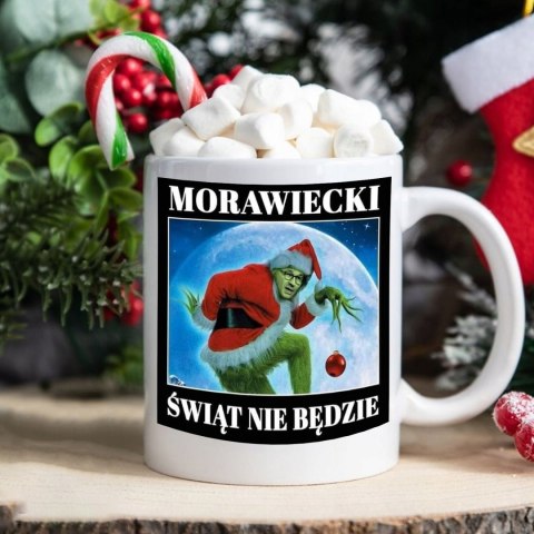 ŚWIĄTECZNY KUBEK I SKARPETKI ZESTAW NA PREZENT WZÓR DmP-morawiecki 08