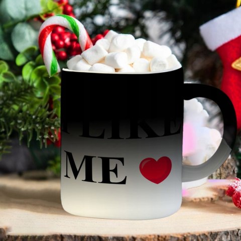 ŚWIĄTECZNY KUBEK I SKARPETKI ZESTAW NA PREZENT WZÓR I LIKE ME