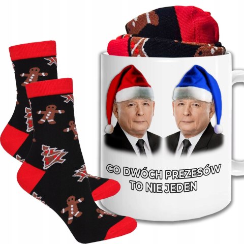 ŚWIĄTECZNY KUBEK I SKARPETKI ZESTAW NA PREZENT WZÓR IMP-KACZYŃSKI 03
