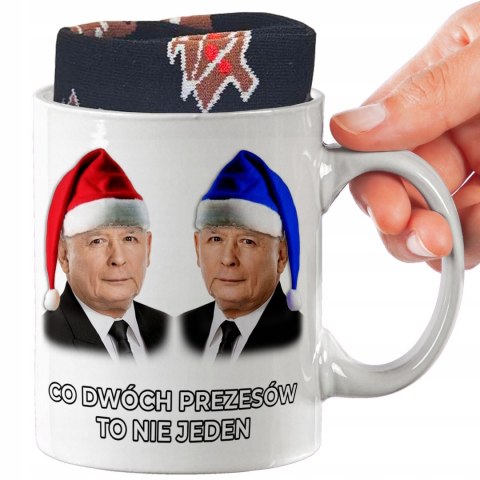ŚWIĄTECZNY KUBEK I SKARPETKI ZESTAW NA PREZENT WZÓR IMP-KACZYŃSKI 03
