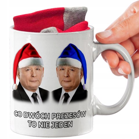 ŚWIĄTECZNY KUBEK I SKARPETKI ZESTAW NA PREZENT WZÓR IMP-KACZYŃSKI 03