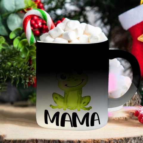 ŚWIĄTECZNY KUBEK I SKARPETKI ZESTAW NA PREZENT WZÓR ŻAJEBISTA MAMA