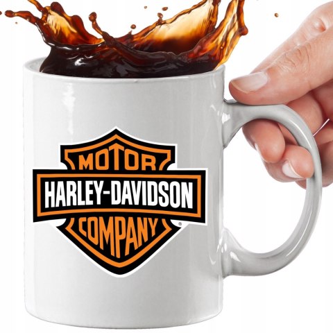 ŚWIETNY ZESTAW DLA FANA MOTORYZACJI PODUSZKA I KUBEK HARLEY DAVIDSON