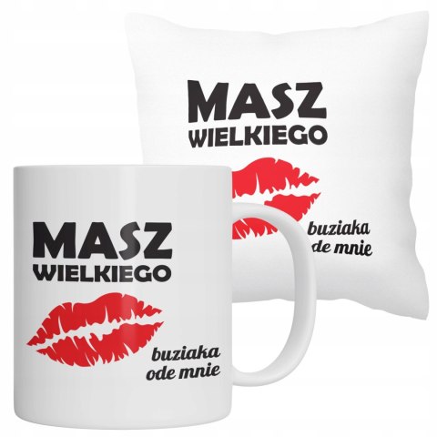 ZESTAW PODUSZKA I KUBEK Z NADRUKIEM WSPANIAŁY PREZENT BC-Walentynki 16