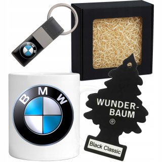 ZESTAW PREZENT KUBEK BRELOK MOTORYZACYJNY URODZINY ŚWIĘTA DLA KIEROWCY BMW