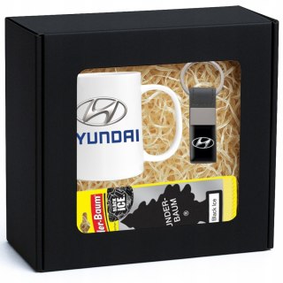 ZESTAW PREZENT KUBEK BRELOK MOTORYZACYJNY URODZINY ŚWIĘTA KIEROWCY HYUNDAI