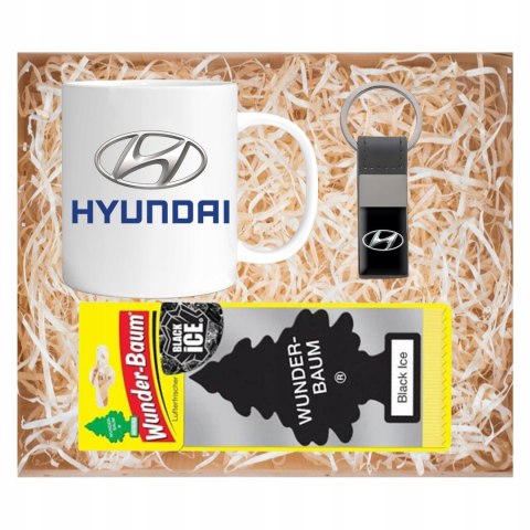 ZESTAW PREZENT KUBEK BRELOK MOTORYZACYJNY URODZINY ŚWIĘTA KIEROWCY HYUNDAI