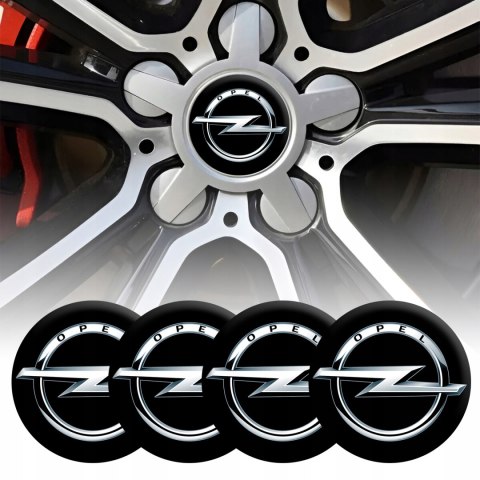 4 Emblematy Dekielki na Felgi Kołpaki Koła OPEL KOMPLET TOP 56mm