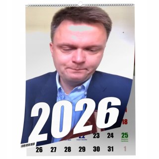 KALENDARZ HOŁOWNIA 13 ZDJĘĆ NA ŚCIANĘ A3 ŚWIĘTA NIEDZIELE HANDLOWE
