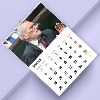 KALENDARZ MACIEREWICZ 13 ZDJĘĆ NA ŚCIANĘ A3 ŚWIĘTA NIEDZIELE HANDLOWE