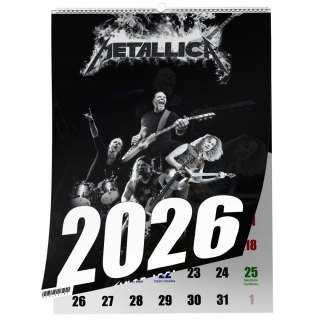 KALENDARZ METAL 13 ZDJĘĆ NA ŚCIANĘ A3 ŚWIĘTA NIEDZIELE HANDLOWE