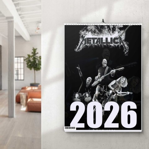 KALENDARZ METAL 13 ZDJĘĆ NA ŚCIANĘ A3 ŚWIĘTA NIEDZIELE HANDLOWE