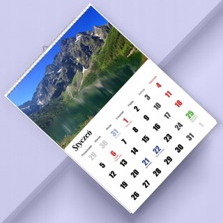 KALENDARZ MORSKIE OKO 13 ZDJĘĆ NA ŚCIANĘ A4 ŚWIĘTA NIEDZIELE HANDLOWE