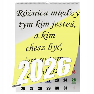 KALENDARZ MOTYWACYJNE 13 ZDJĘĆ NA ŚCIANĘ A3 ŚWIĘTA NIEDZIELE HANDLOWE