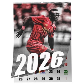 KALENDARZ SADIO MENE 13 ZDJĘĆ NA ŚCIANĘ A3 ŚWIĘTA NIEDZIELE HANDLOWE