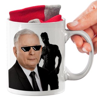 ŚWIĄTECZNY KUBEK I SKARPETKI ZESTAW NA PREZENT WZÓR IMP-KACZKA 01