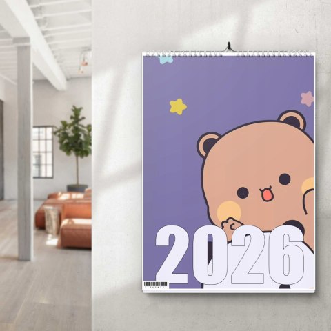 KALENDARZ BUDU I DUBU 13 ZDJĘĆ NA ŚCIANĘ A4 ŚWIĘTA NIEDZIELE HANDLOWE