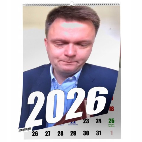 KALENDARZ HOŁOWNIA 13 ZDJĘĆ NA ŚCIANĘ A4 ŚWIĘTA NIEDZIELE HANDLOWE