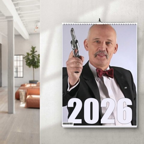 KALENDARZ KORWIN MIKKE 13 ZDJĘĆ NA ŚCIANĘ A3 ŚWIĘTA NIEDZIELE HANDLOWE