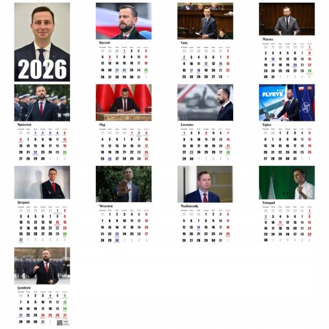 KALENDARZ KOSINIAK KAMYSZ 13 ZDJĘĆ NA ŚCIANĘ A4 ŚWIĘTA NIEDZIELE HANDLOWE