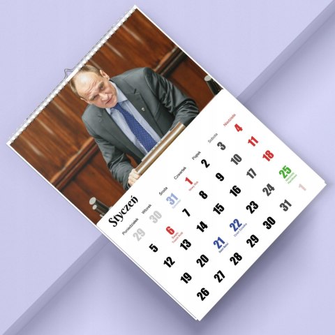 KALENDARZ KUKIZ 13 ZDJĘĆ NA ŚCIANĘ A4 ŚWIĘTA NIEDZIELE HANDLOWE