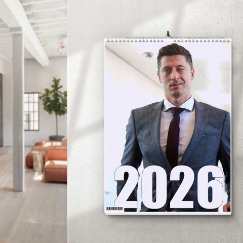 KALENDARZ LEWANDOWSKI 13 ZDJĘĆ NA ŚCIANĘ A3 ŚWIĘTA NIEDZIELE HANDLOWE