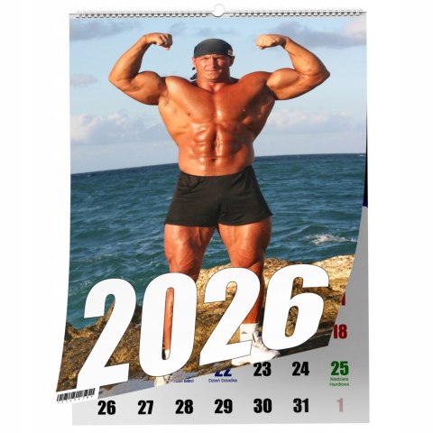 KALENDARZ PUDZIANOWSKI 13 ZDJĘĆ NA ŚCIANĘ A4 ŚWIĘTA NIEDZIELE HANDLOWE