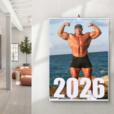 KALENDARZ PUDZIANOWSKI 13 ZDJĘĆ NA ŚCIANĘ A4 ŚWIĘTA NIEDZIELE HANDLOWE