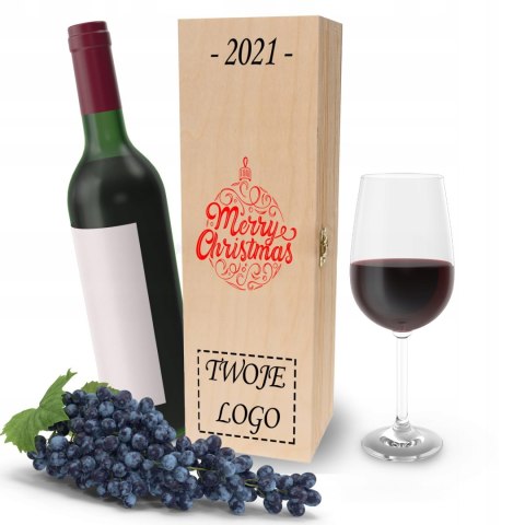 Drewniana skrzynka na wino - IDEALNY PREZENT na każdą okazję! NA ŚWIĘTA 10