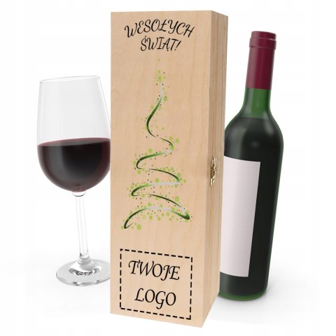 Drewniana skrzynka na wino - IDEALNY PREZENT na każdą okazję! NA ŚWIĘTA 20