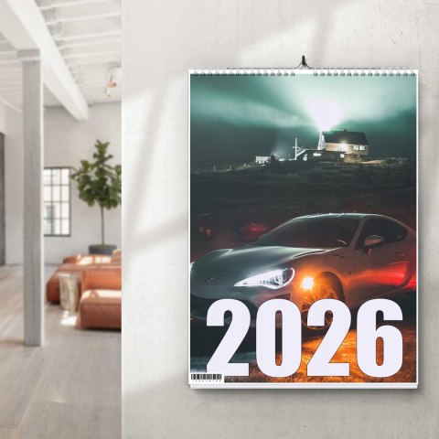 KALENDARZ TOYODA 13 ZDJĘĆ NA ŚCIANĘ A4 ŚWIĘTA NIEDZIELE HANDLOWE